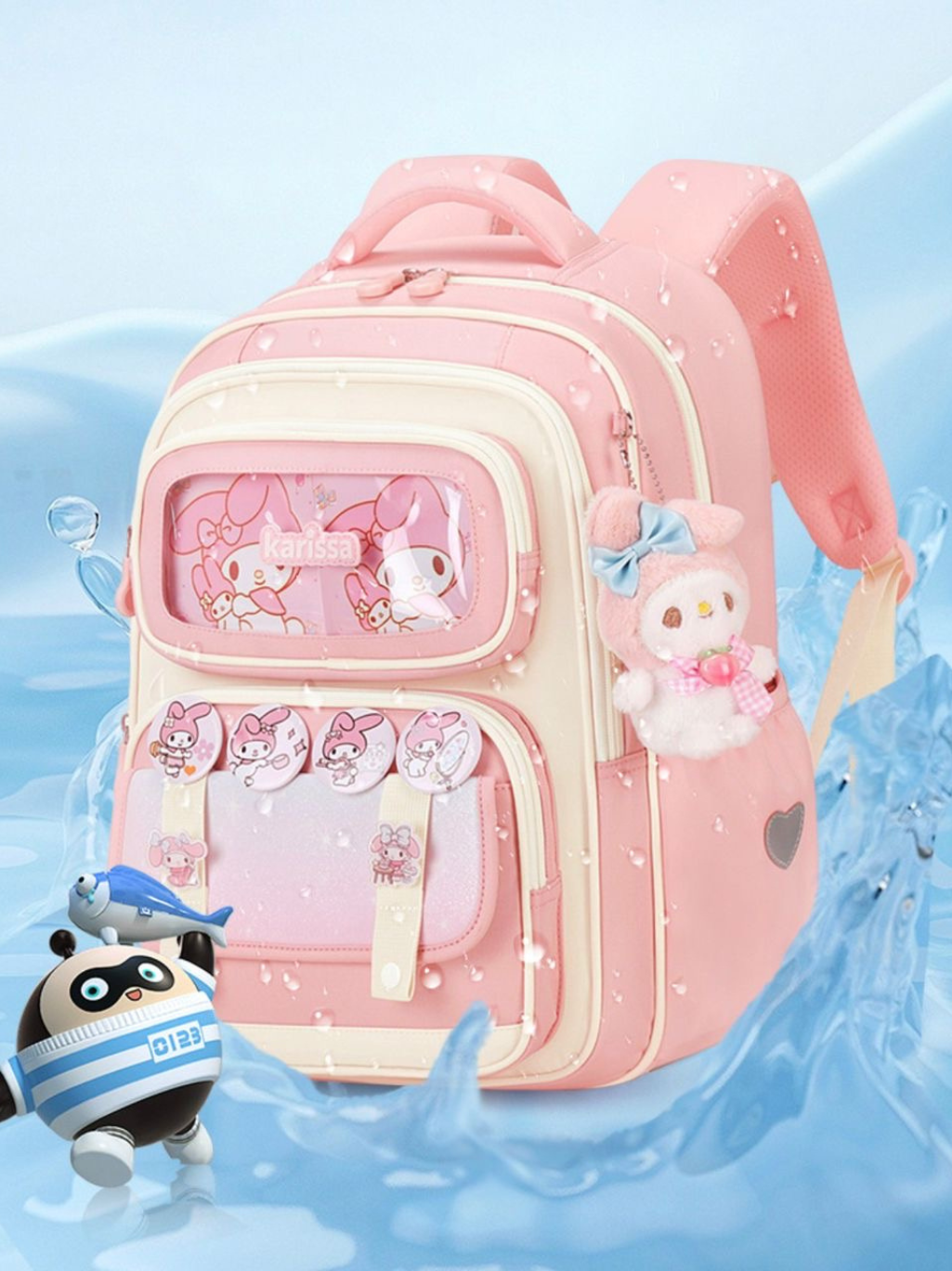 Kids School Bag Pink